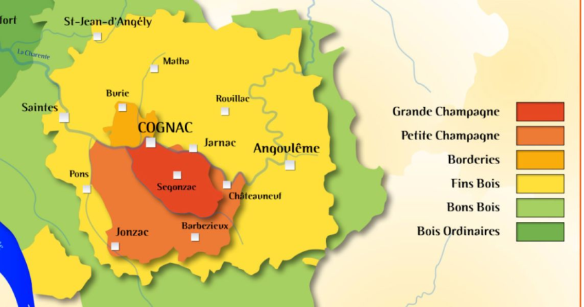 Crus de COGNAC Crus de COGNAC